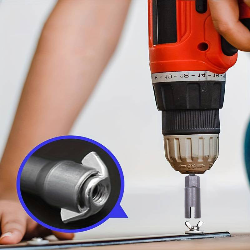 6.35mm Hex Shank Socket Adapter Nut Driver Kit Set