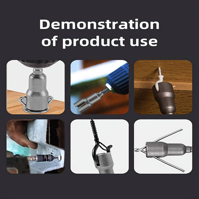 6.35mm Hex Shank Socket Adapter Nut Driver Kit Set