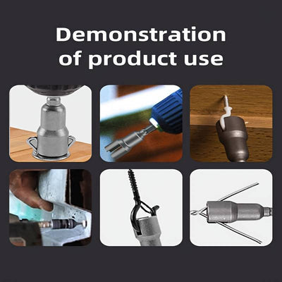 6.35mm Hex Shank Socket Adapter Nut Driver Kit Set