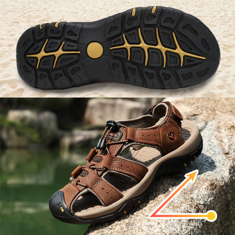 Comfortable Leather Outdoor Beach Shoes For Men And Women