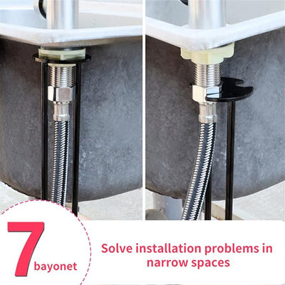 Multifunctional Double-Ended Sink Wrench Tool For Plumbing
