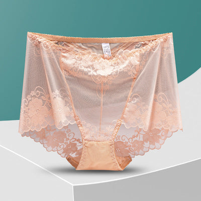 Silk Lace Panties For Women Handmade Elegant Comfort