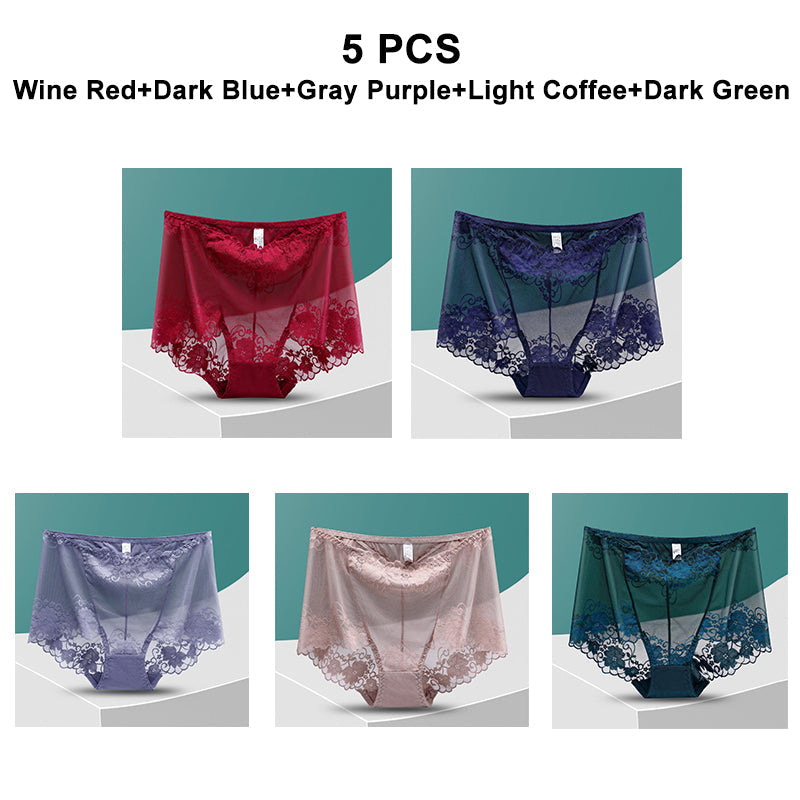Silk Lace Panties For Women Handmade Elegant Comfort