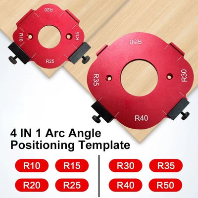 4 In 1 Multi Purpose Arc Angle Positioning Template Tool