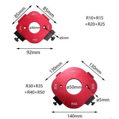 4 In 1 Multi Purpose Arc Angle Positioning Template Tool