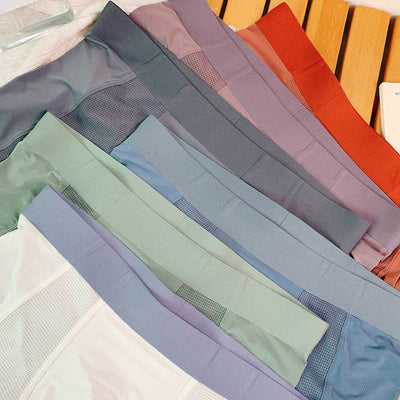 Summer Men's Ice Silk Underpants Breathable Lightweight Comfort