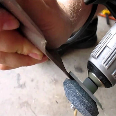 Lawnmower Blade Sharpener For Dull And Rusty Blades Easy Use