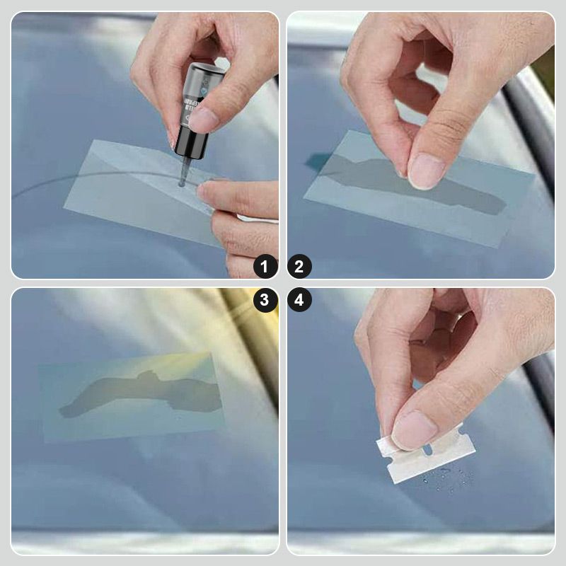 Windshield Crack Repair Fluid For Fast Durable Glass Fixing