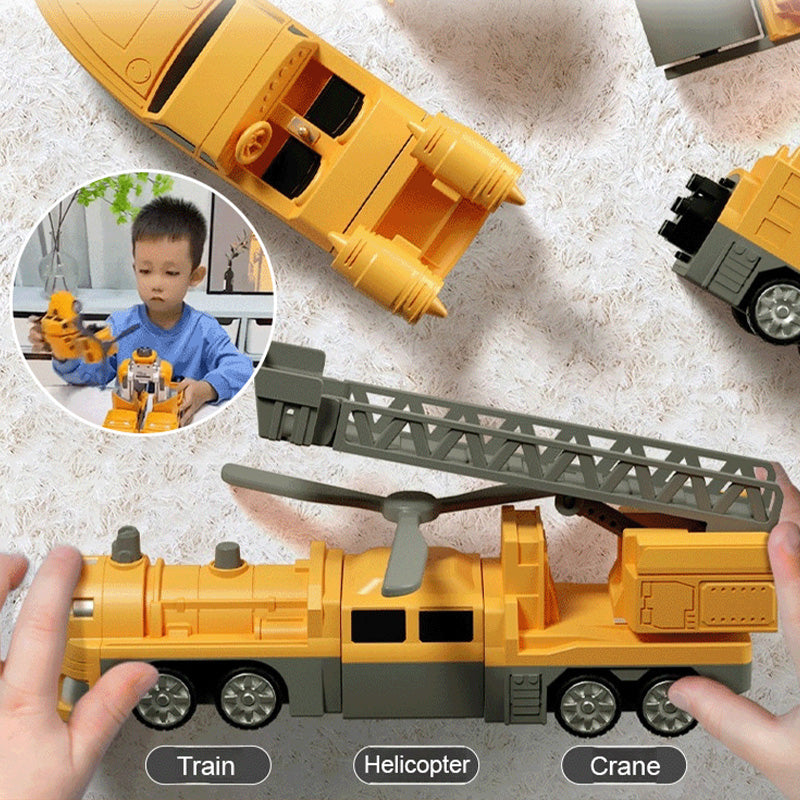 Magnetic Transform Engineering Car Toy Building Construction Set