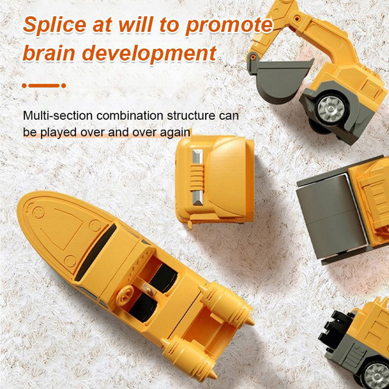 Magnetic Transform Engineering Car Toy Building Construction Set