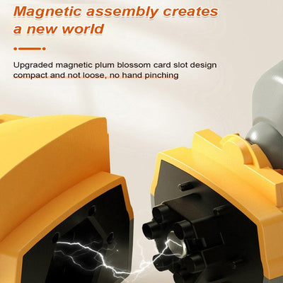 Magnetic Transform Engineering Car Toy Building Construction Set