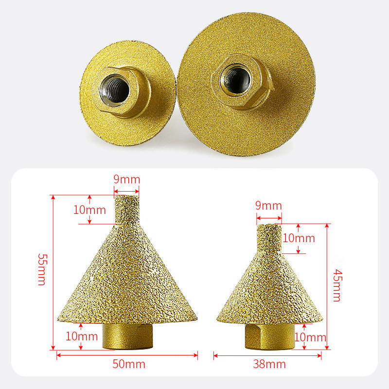 Diamond Beveling Chamfer Bit For Angle Grinders Durable Grinding Tool