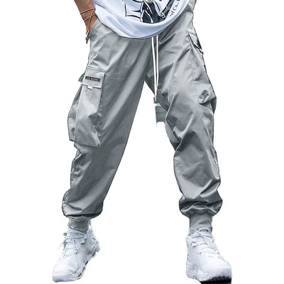 Men's Jogger Pants Casual Loose Vintage Style With Flap Pockets