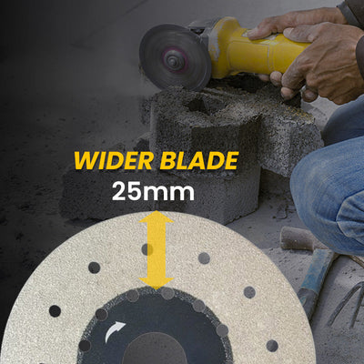 Porous Cutting Blade For Stone Ceramic Widened Design