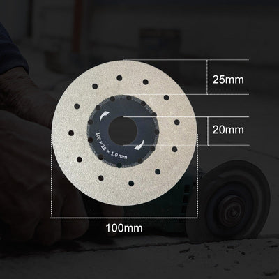 Porous Cutting Blade For Stone Ceramic Widened Design