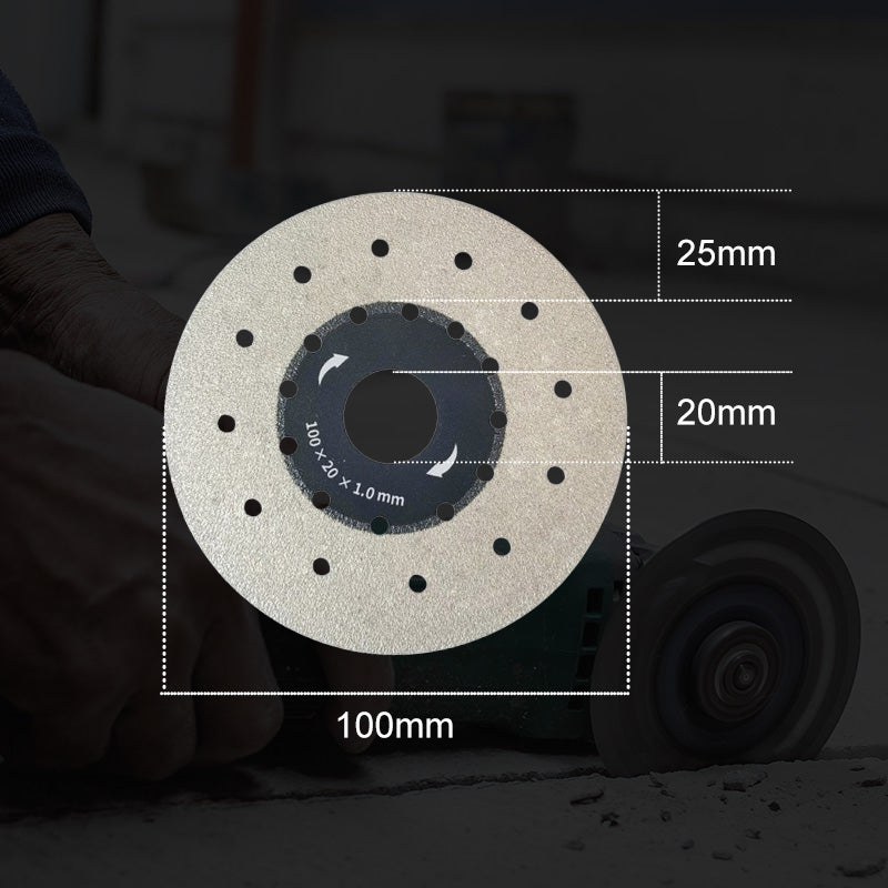 Porous Widened Cutting Blade For Stone Ceramic Tiles
