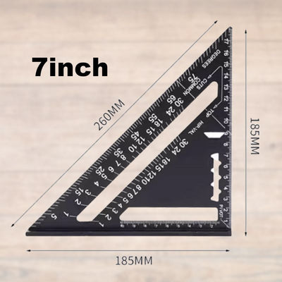Woodworking Triangle Ruler Precision Measuring Tool For Carpentry