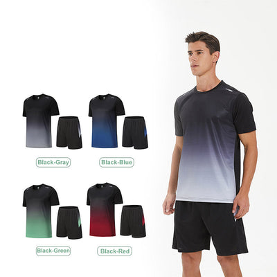 Men's Summer Sports Suit Quick Drying Lightweight Athletic Wear