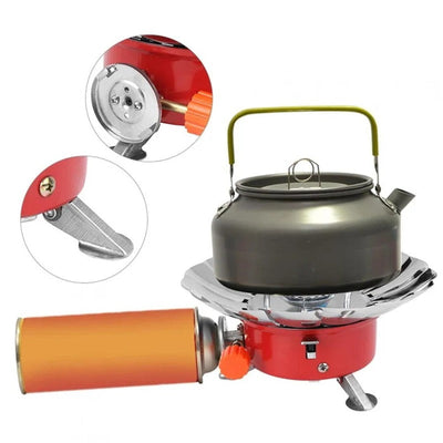 Lotus Small Square Portable Camping Stove Foldable Outdoor Cooker