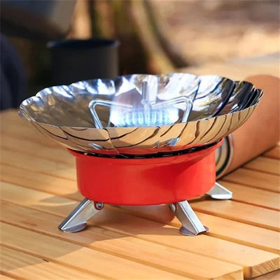 Lotus Small Square Portable Camping Stove Foldable Outdoor Cooker