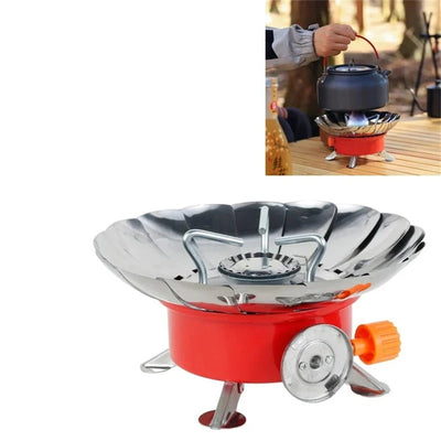 Lotus Small Square Portable Camping Stove Foldable Outdoor Cooker