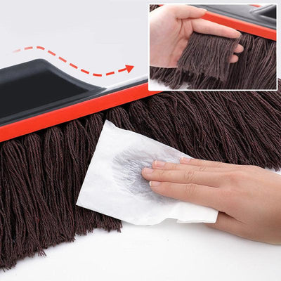 Car Duster With Extendable Telescoping Handle For Easy Cleaning