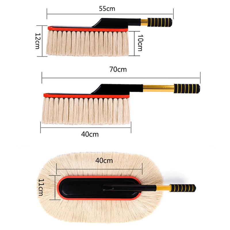 Car Duster With Extendable Telescoping Handle For Easy Cleaning