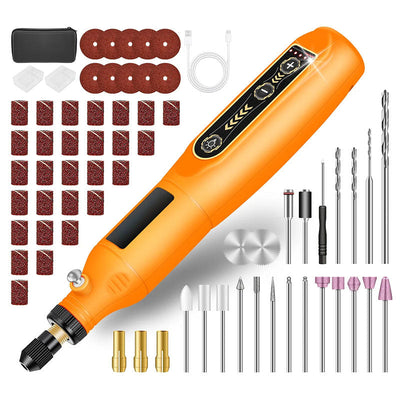 Cordless Rotary Tool With Variable Speed For Precision Cutting And Grinding