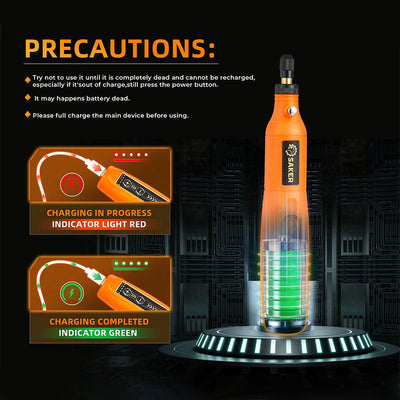Cordless Rotary Tool With Variable Speed For Precision Cutting And Grinding