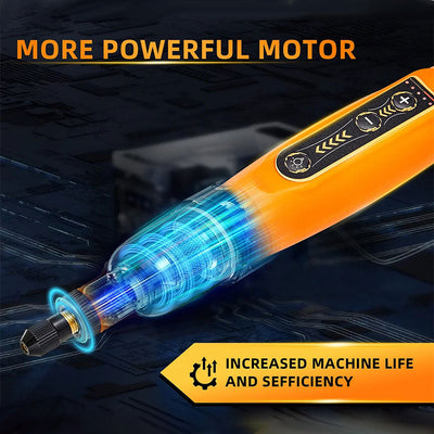 Cordless Rotary Tool With Variable Speed For Precision Cutting And Grinding