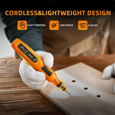 Cordless Rotary Tool With Variable Speed For Precision Cutting And Grinding