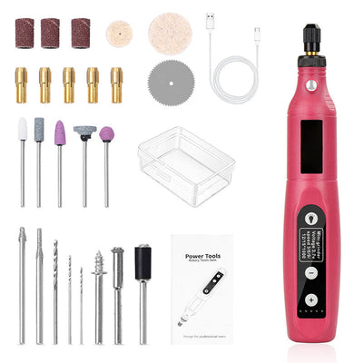 Cordless Rotary Tool With Variable Speed For Precision Cutting And Grinding