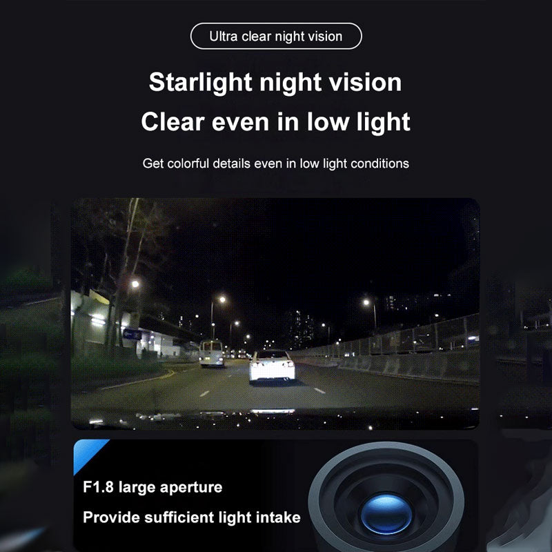 ADAS HD Dash Cam With Advanced Safety Features And Clear Recording