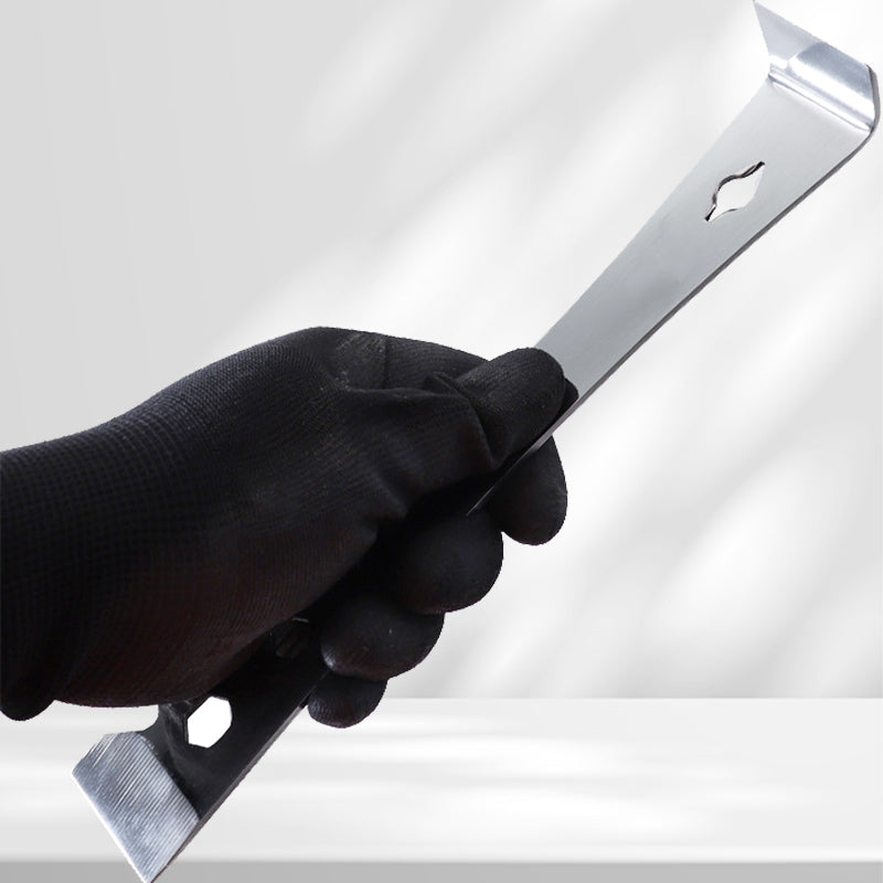 Stainless Steel Pry Bar Scraper Durable Hand Tool For Heavy Duty Use