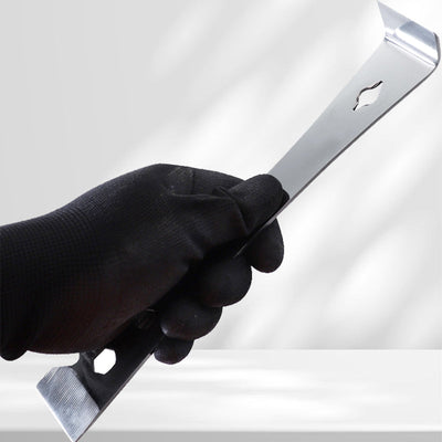 Stainless Steel Pry Bar Scraper Durable Hand Tool For Heavy Duty Use