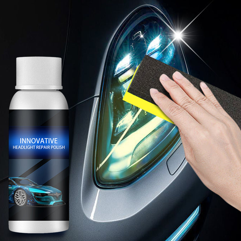 Car Headlight Repair Fluid Restores Clarity And Brightness