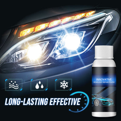 Car Headlight Repair Fluid Restores Clarity And Brightness