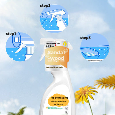 Pet Odor Eliminator Sterilizing Spray For Strong Odors