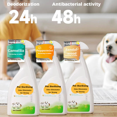 Pet Odor Eliminator Sterilizing Spray For Strong Odors