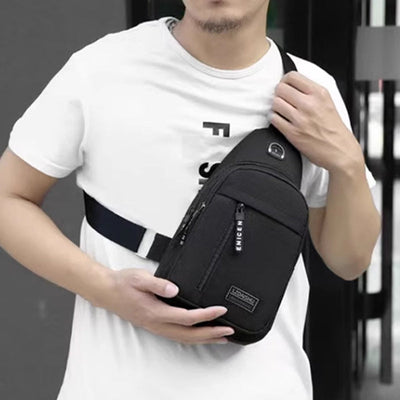 Sling Bag With USB Port Durable And Convenient Travel Accessory