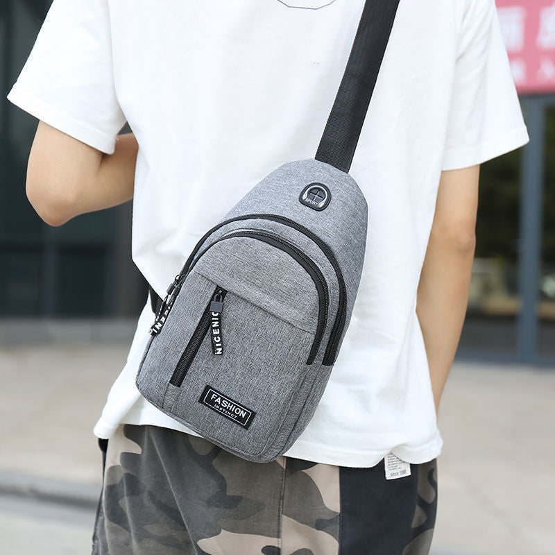 Sling Bag With USB Port Durable And Convenient Travel Accessory