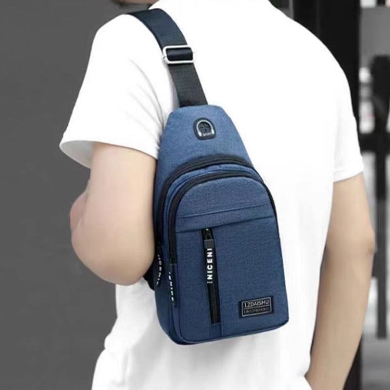Sling Bag With USB Port Durable And Convenient Travel Accessory
