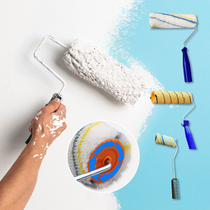 Paint Roller With Detachable Handle For Easy Painting And Cleaning