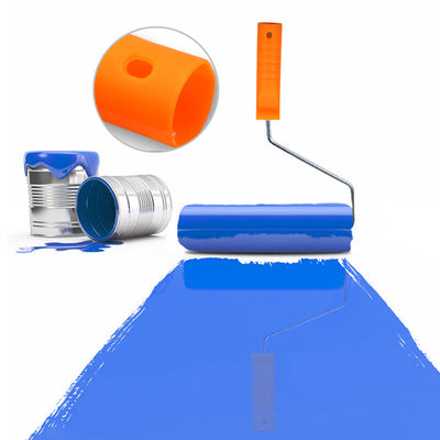 Paint Roller With Detachable Handle For Easy Painting And Cleaning