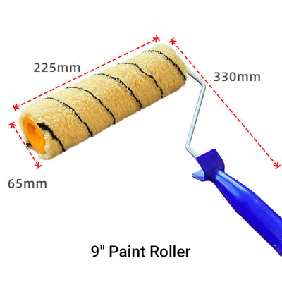 Paint Roller With Detachable Handle For Easy Painting And Cleaning
