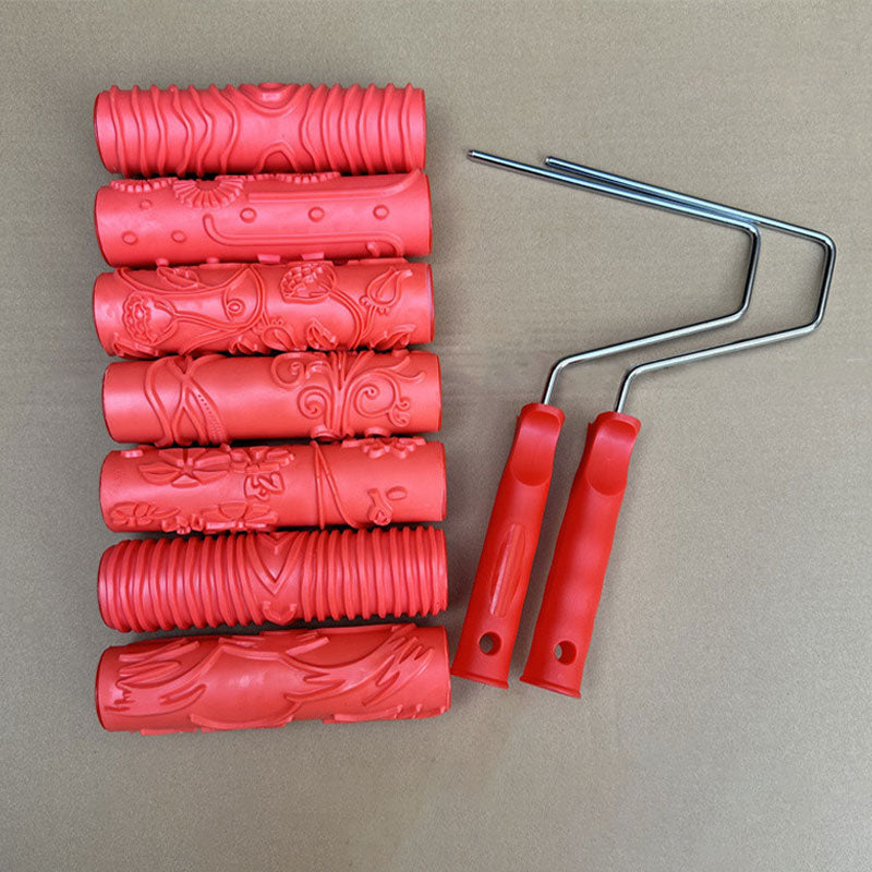 Embossing Texture Paint Roller For Stylish Wall Decoration Patterns