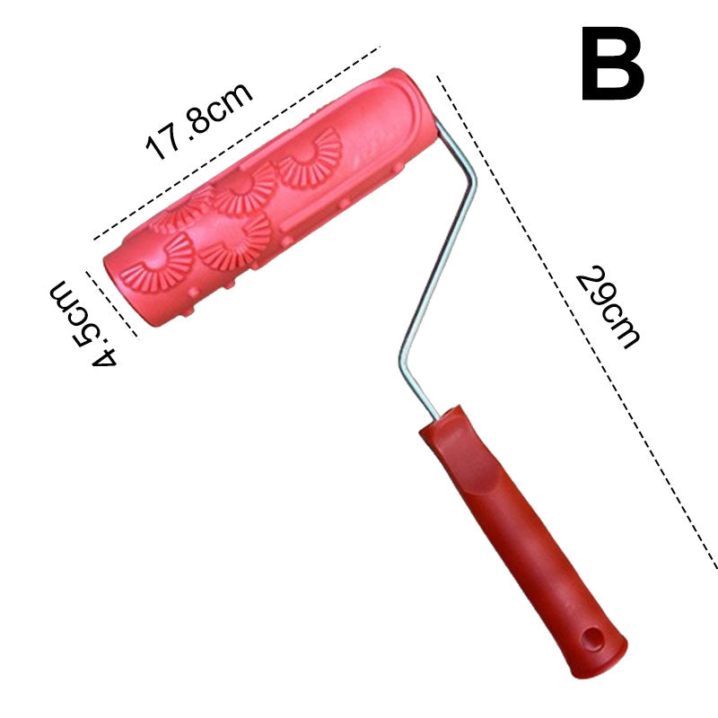 Embossing Texture Paint Roller For Stylish Wall Decoration Patterns