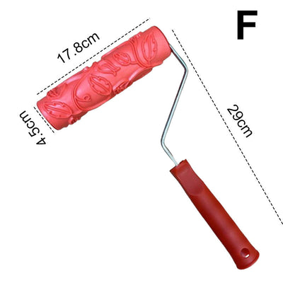 Embossing Texture Paint Roller For Stylish Wall Decoration Patterns
