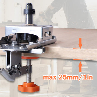 35mm Hinge Drill Locator With Adjustable Clamp For Precision Drilling