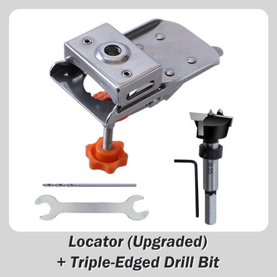 35mm Hinge Drill Locator With Adjustable Clamp For Precision Drilling
